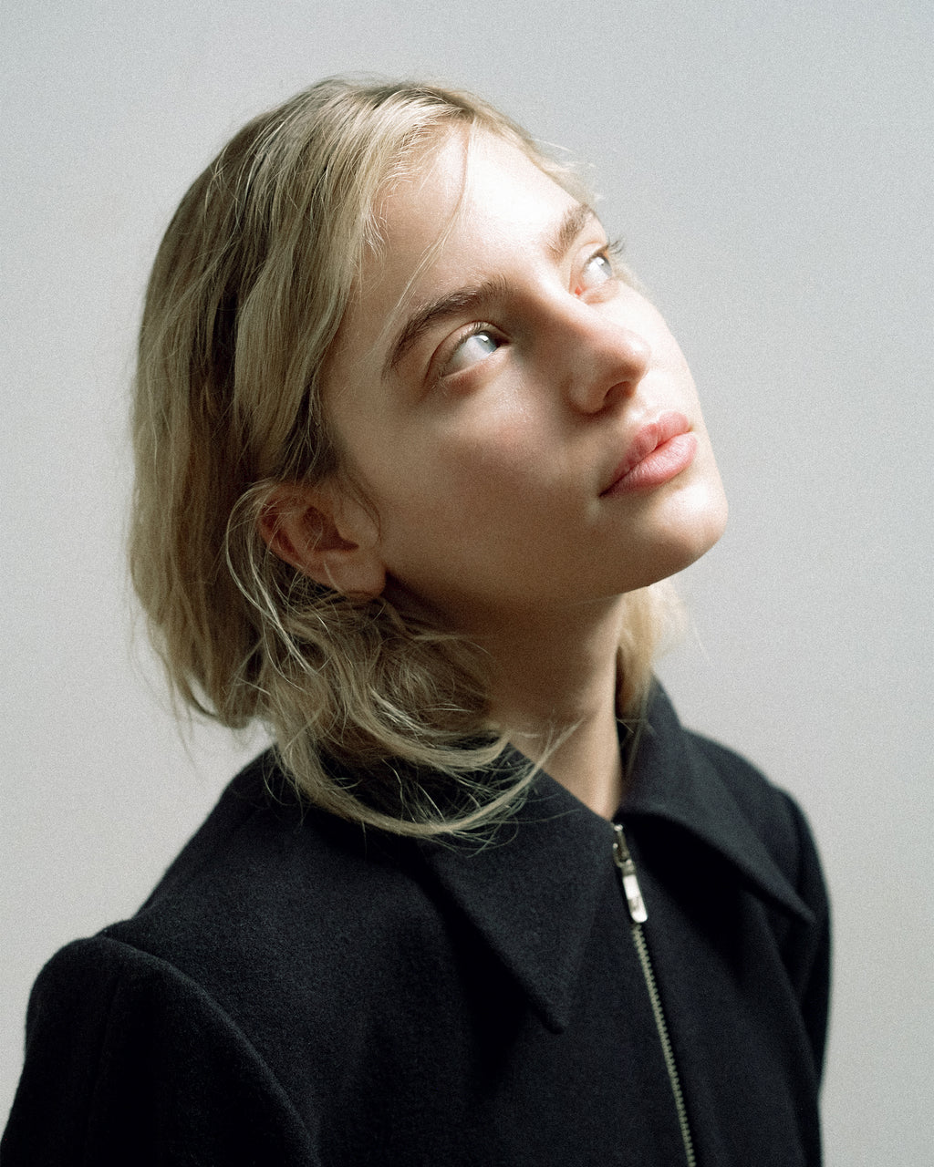 Dark Blue Wool Shaped Jacket