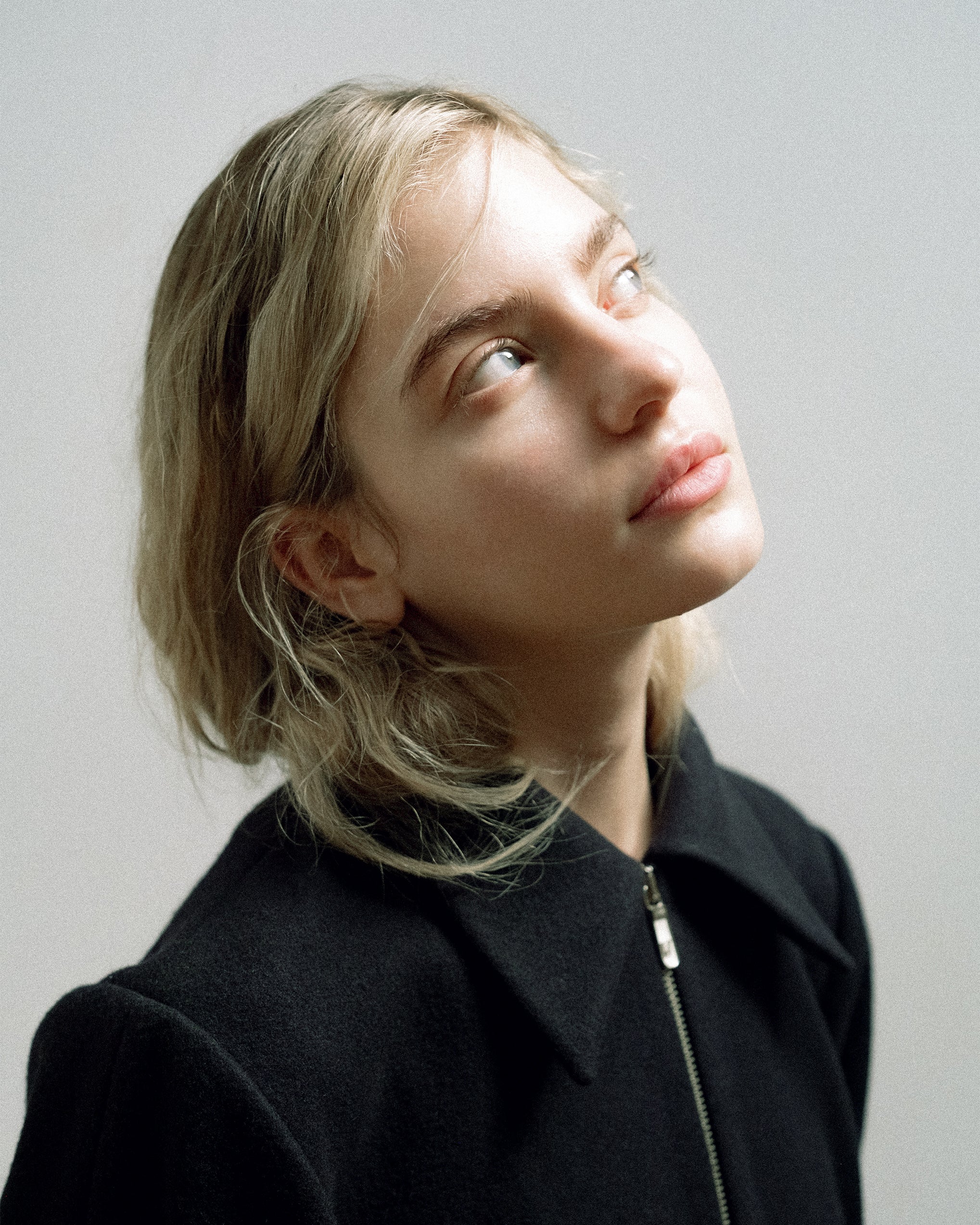 Dark Blue Wool Shaped Jacket