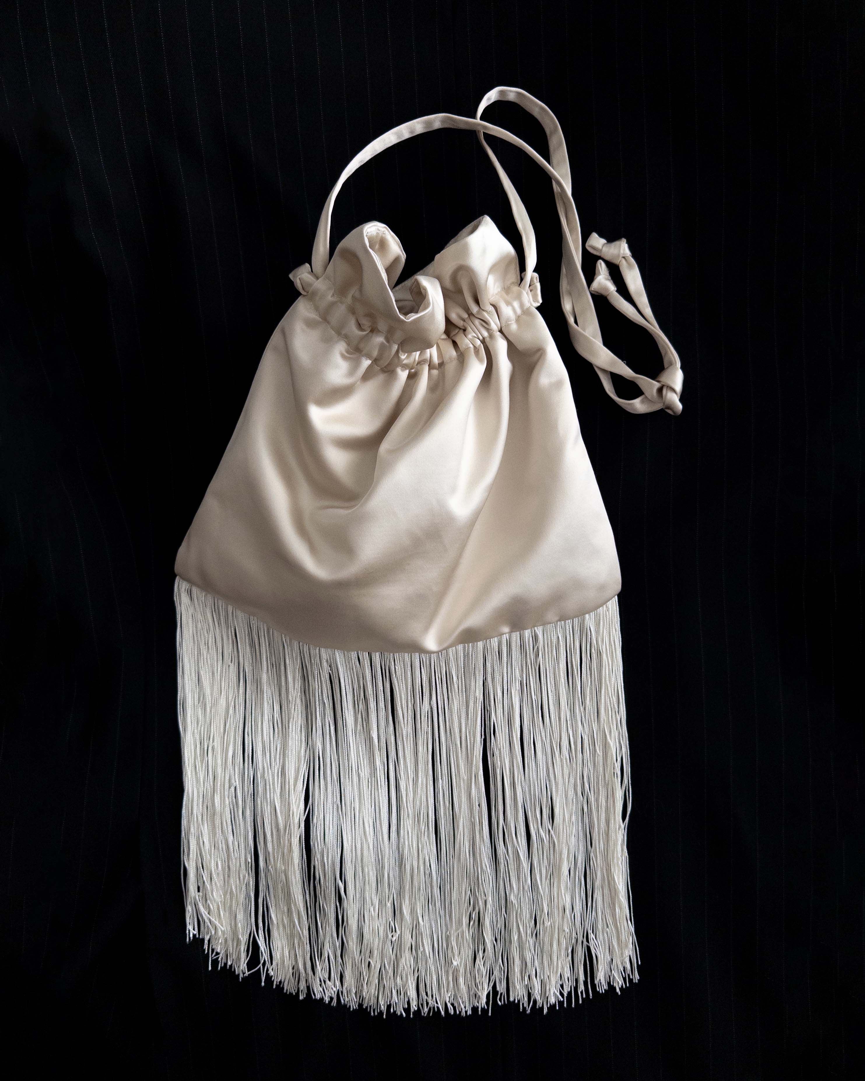 Silk Bag with Fringe