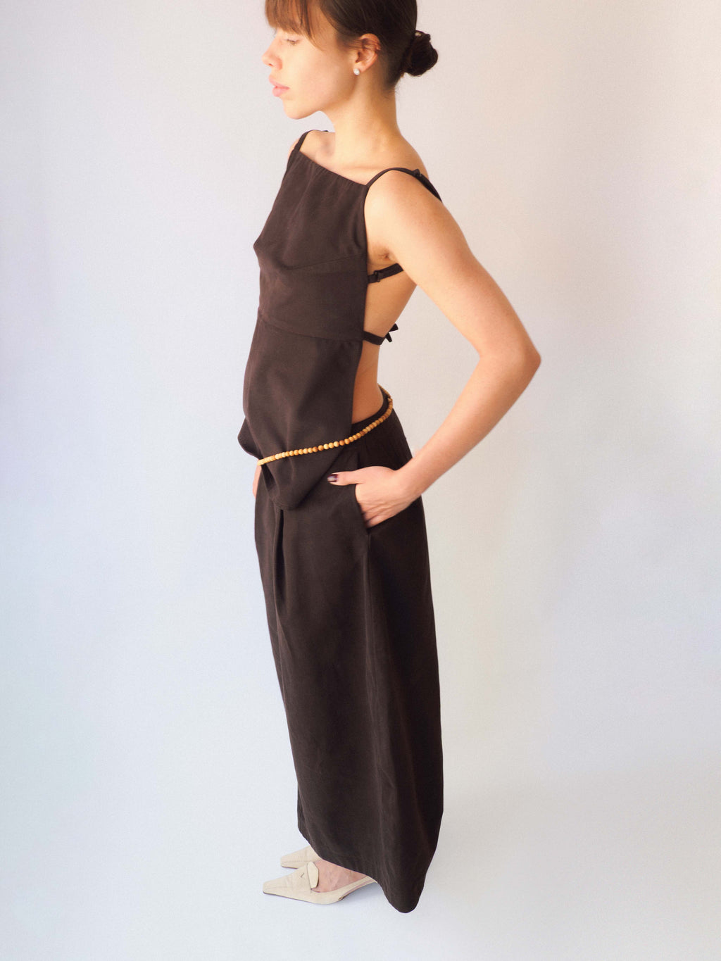 Brown Cotton Top