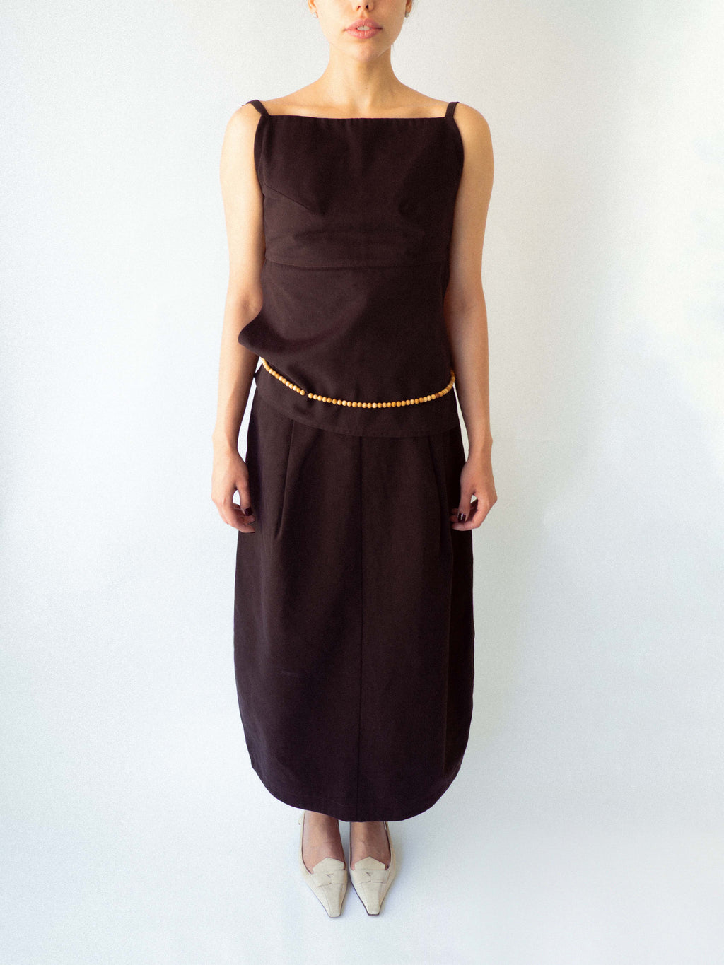 Brown Cotton Top