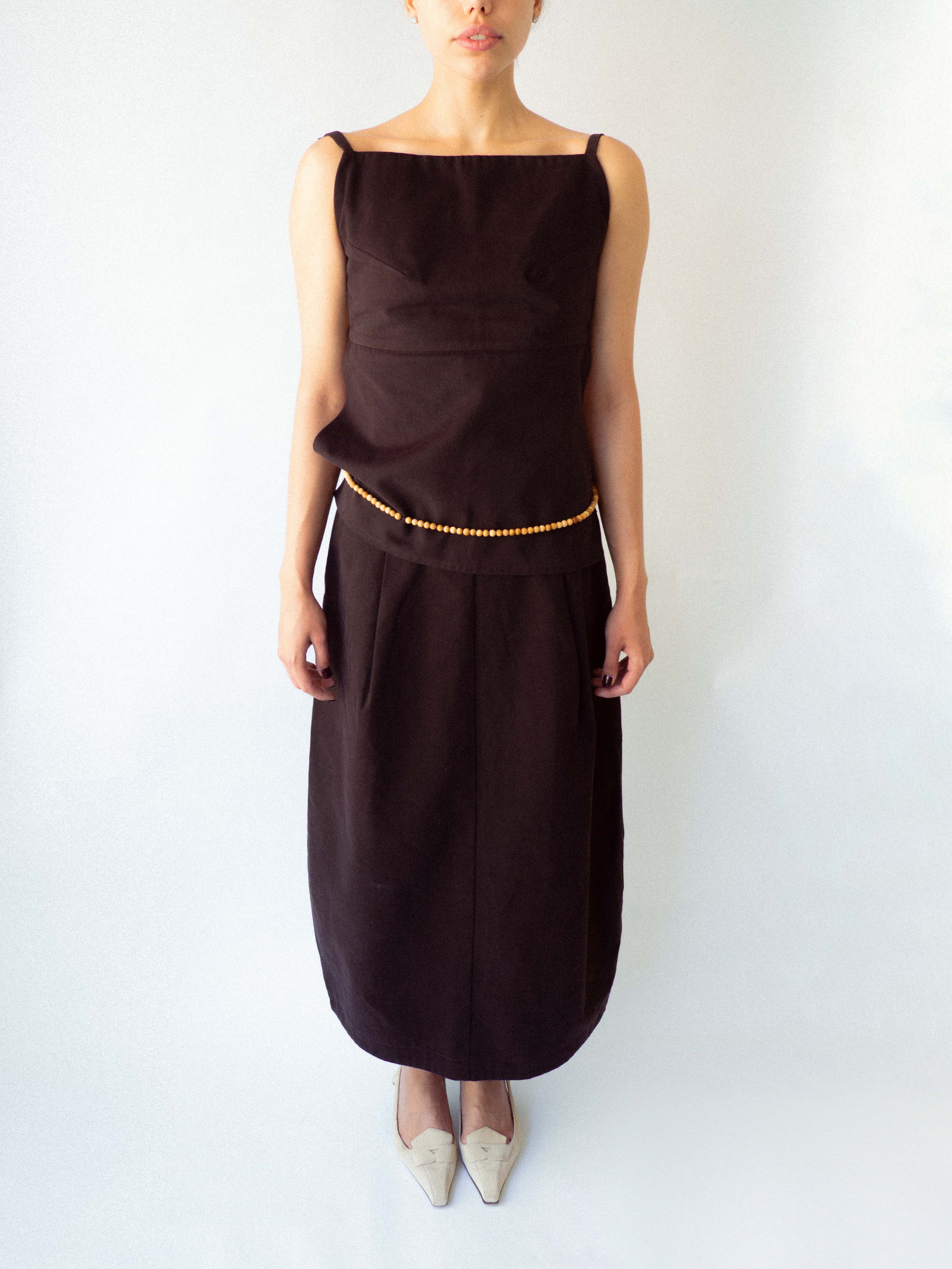 Brown Cotton Top