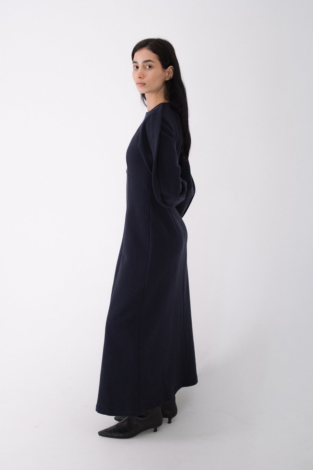 Dark Blue Jersey Dress