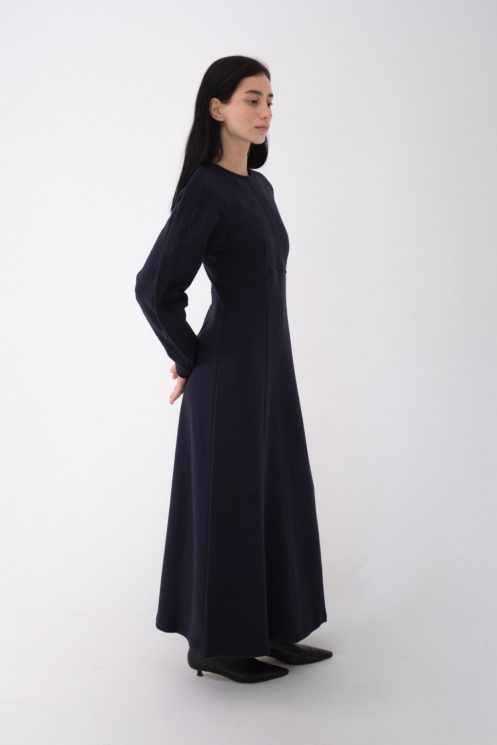Dark Blue Jersey Dress