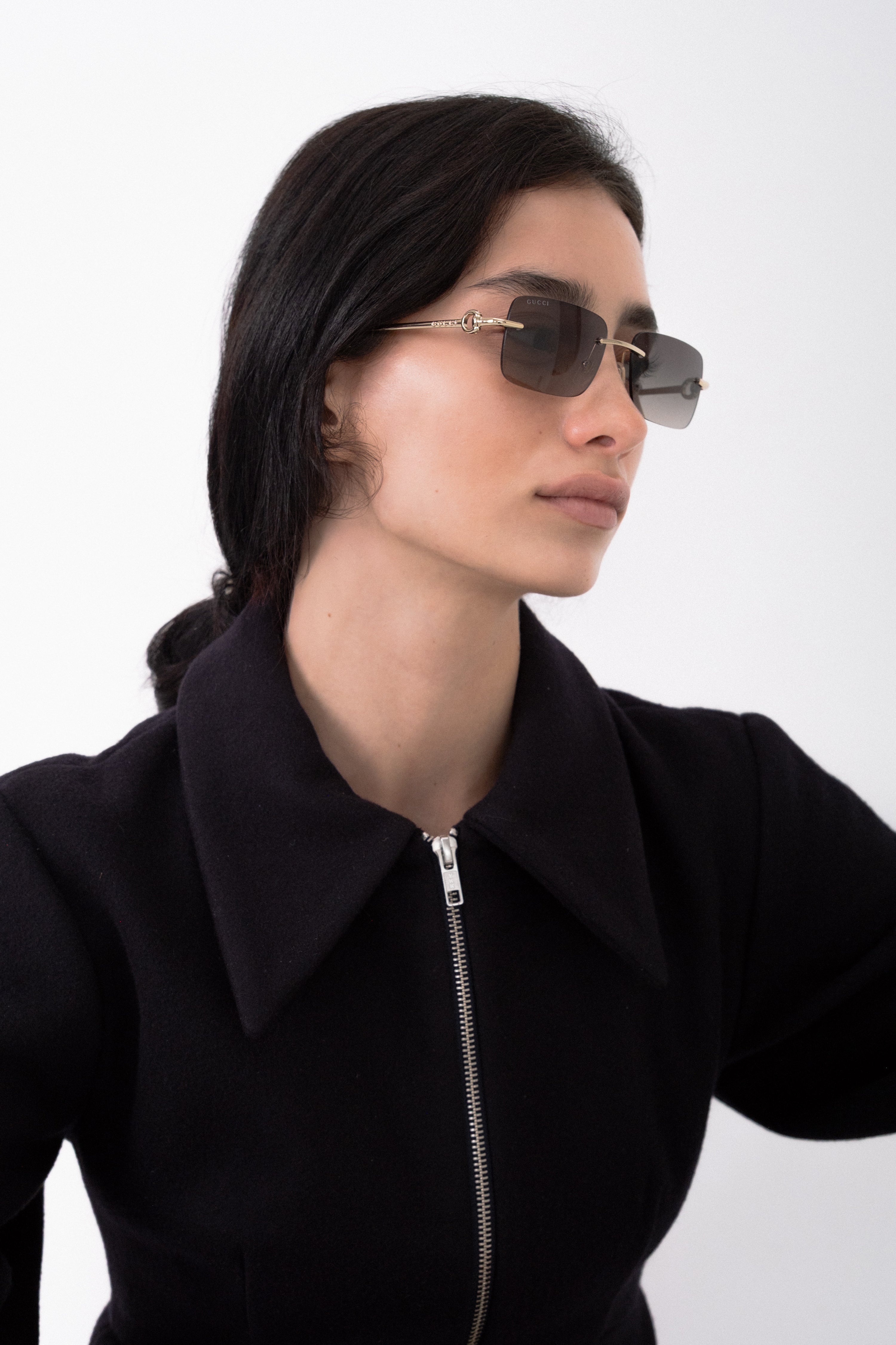 Dark Blue Wool Shaped Jacket