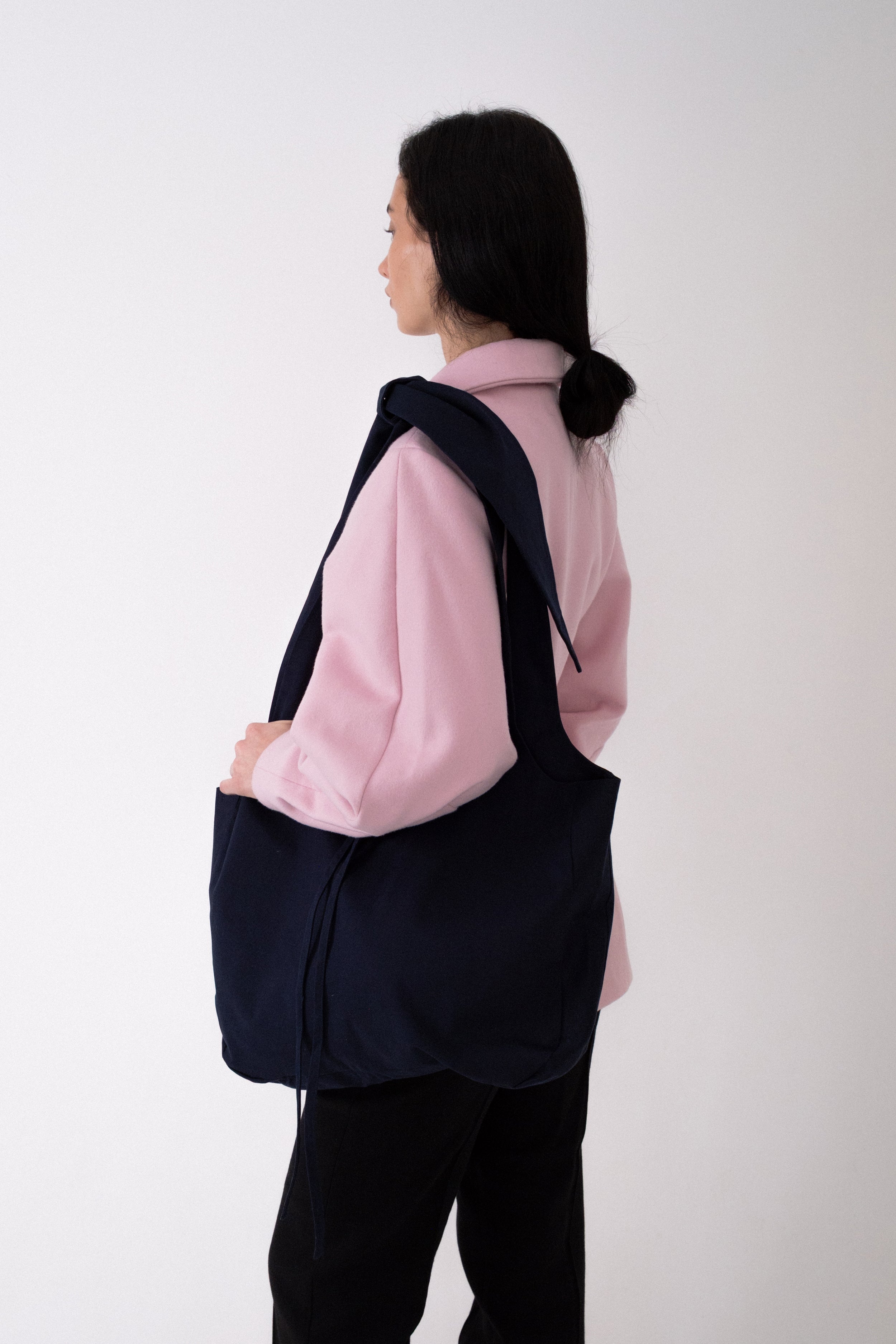 Dark Blue Tote Bag