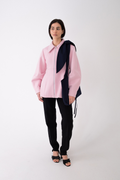 Pink Wool Shaped Jacket