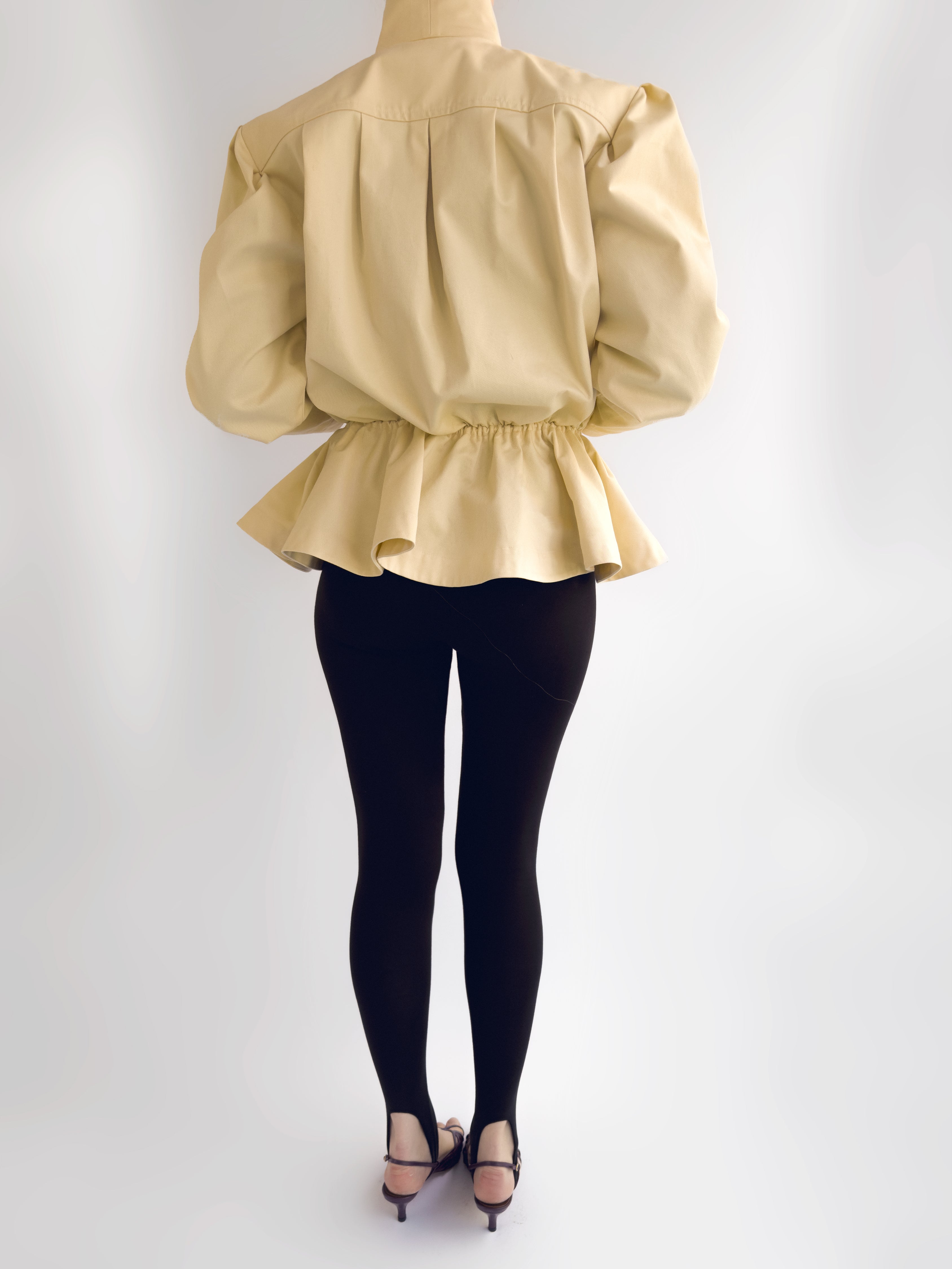 Butter Yellow Cotton Jacket