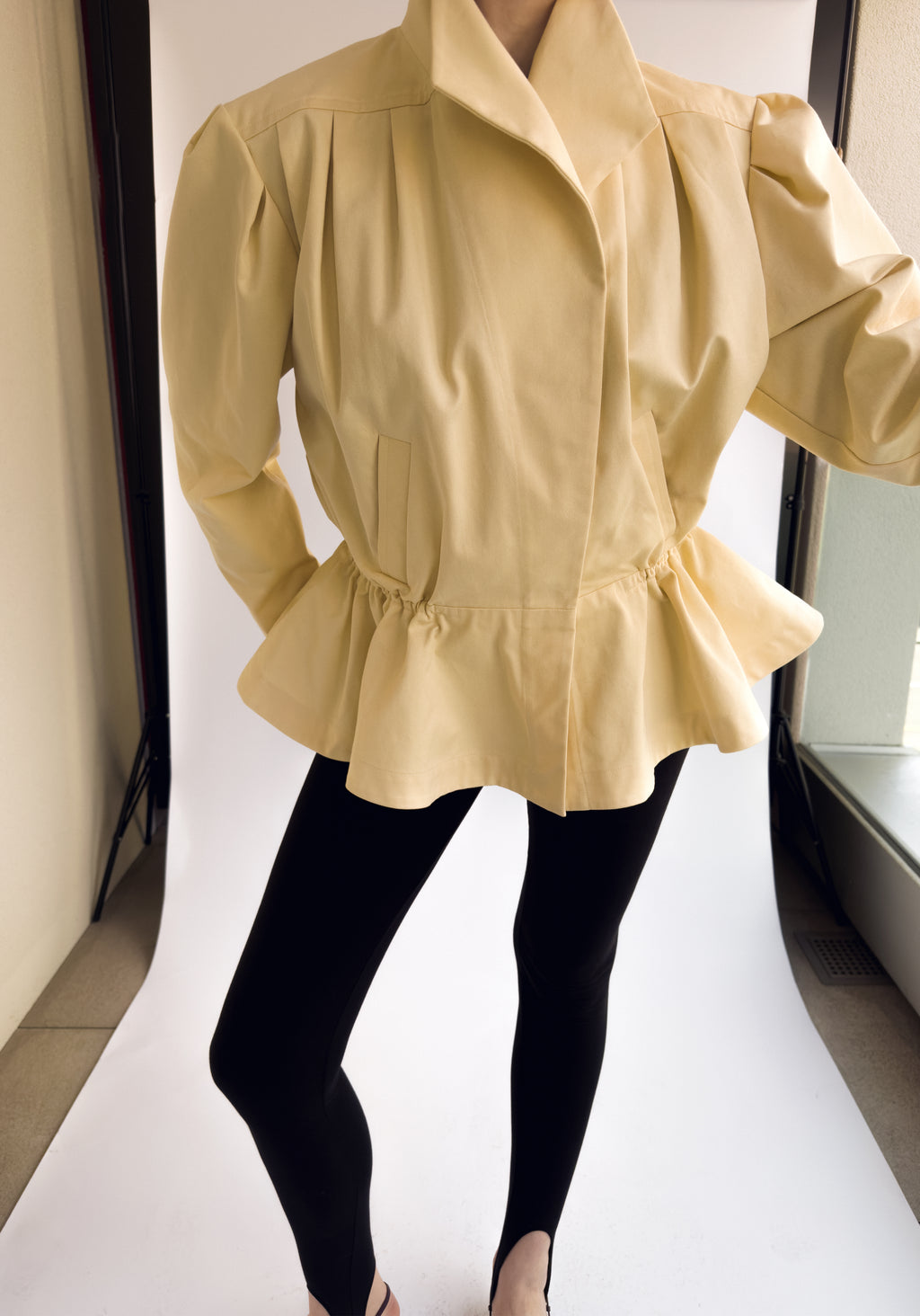 Butter Yellow Cotton Jacket