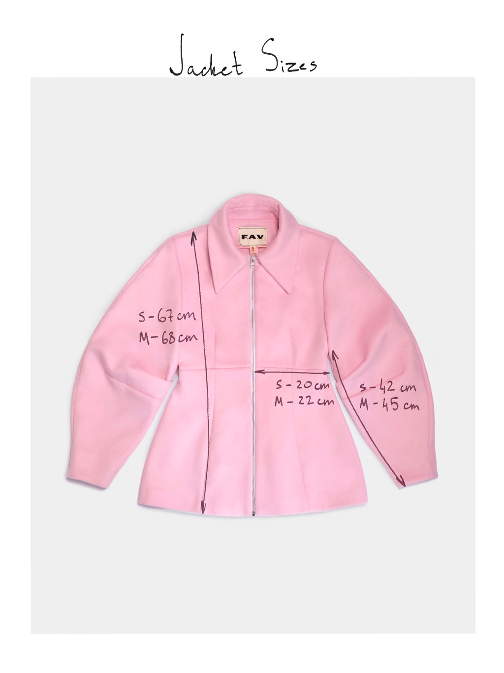 Pink Wool Shaped Jacket