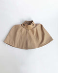Beige Cotton Short Cape