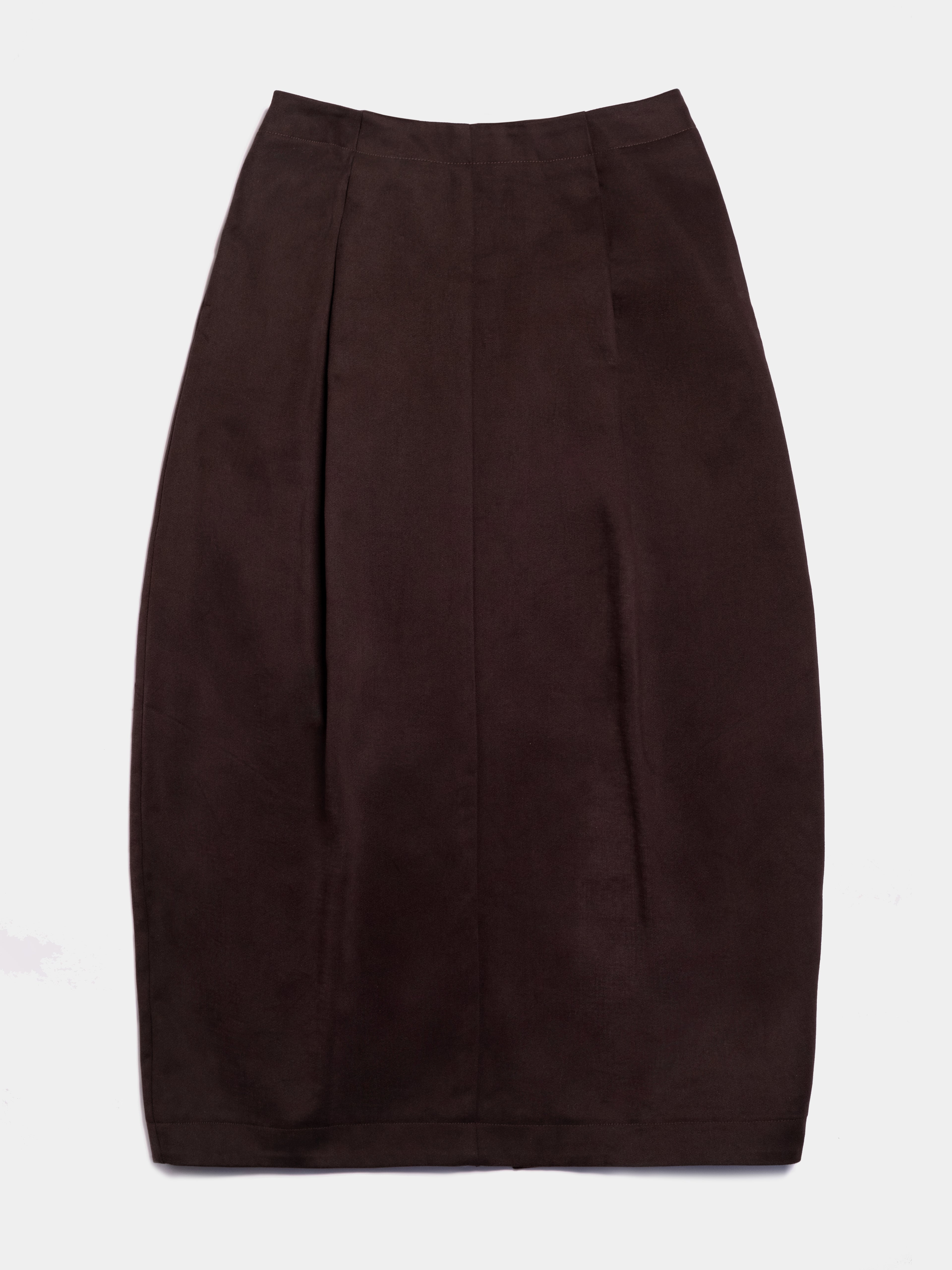 Brown Cotton Skirt