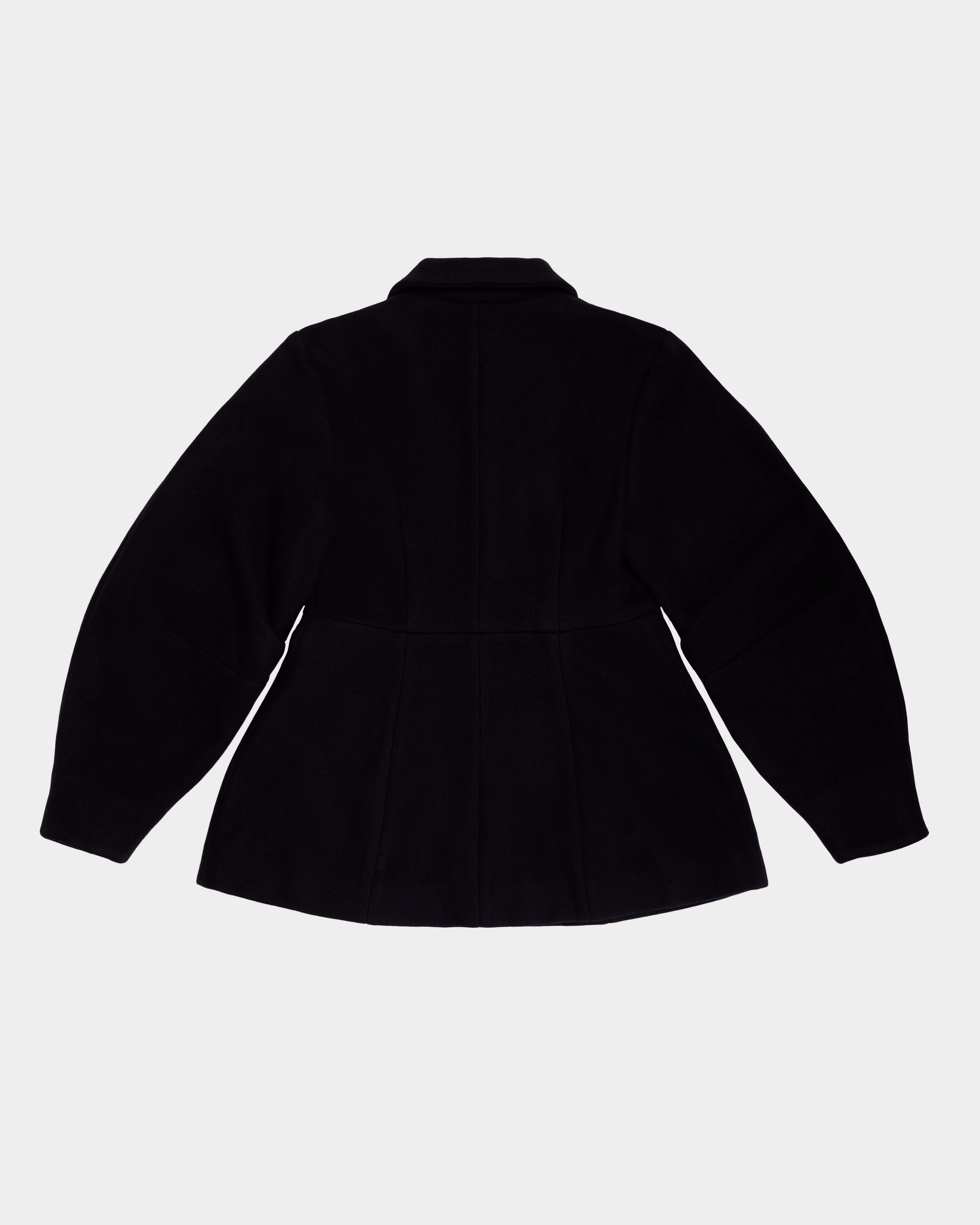 Dark Blue Wool Shaped Jacket