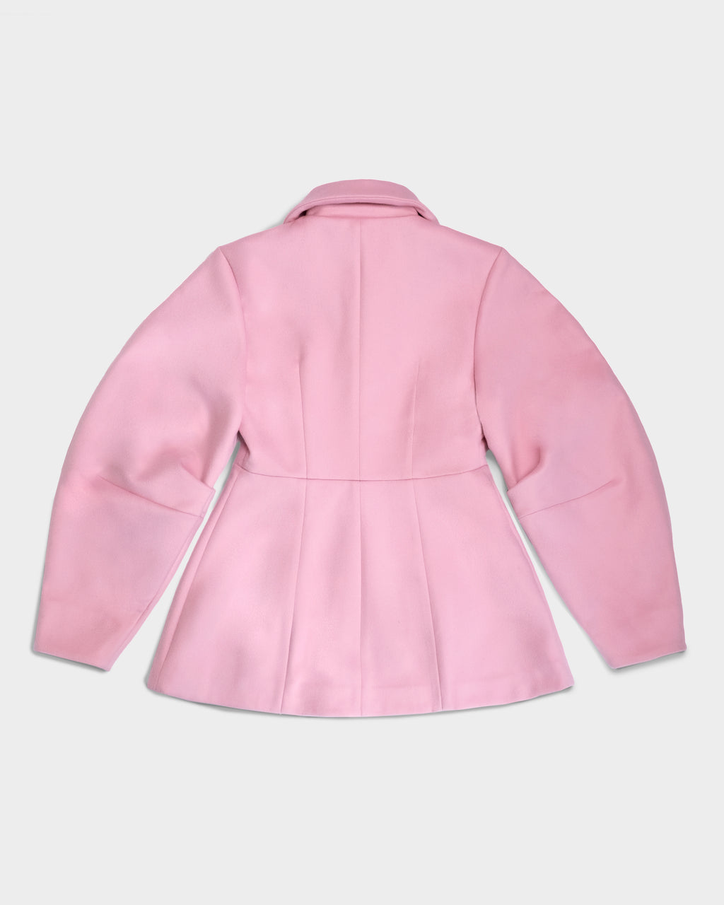 Pink Wool Shaped Jacket